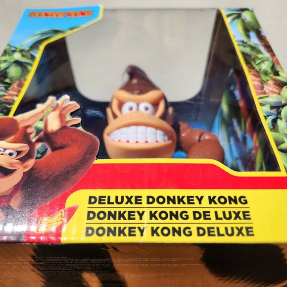 New Super Mario Donkey Kong 6" Deluxe Action Figure 10 Points of articulation Br - Picture 5 of 16